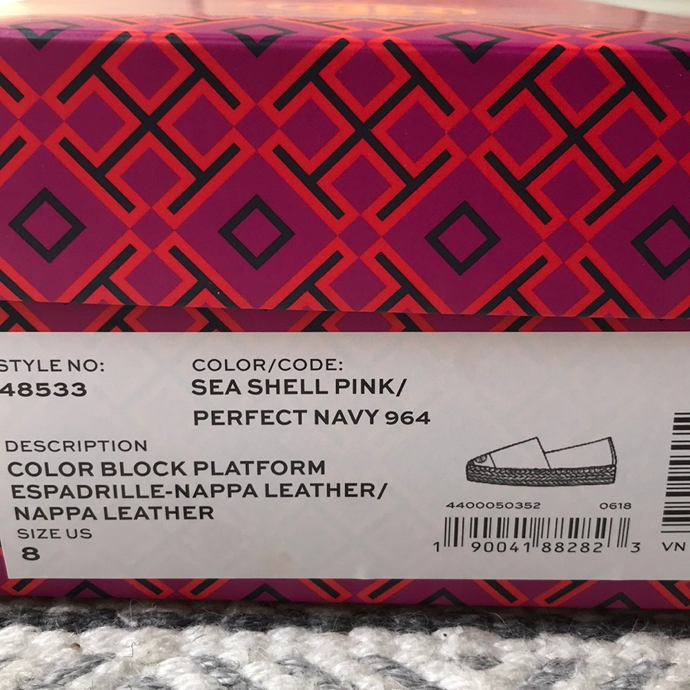⭐️ SOLD ⭐️ Tory Burch Colorblock Espadrille Shoes - Picture 8 of 8